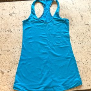 Lululemon turquoise cool racerback tank